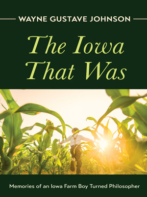 cover image of The Iowa That Was